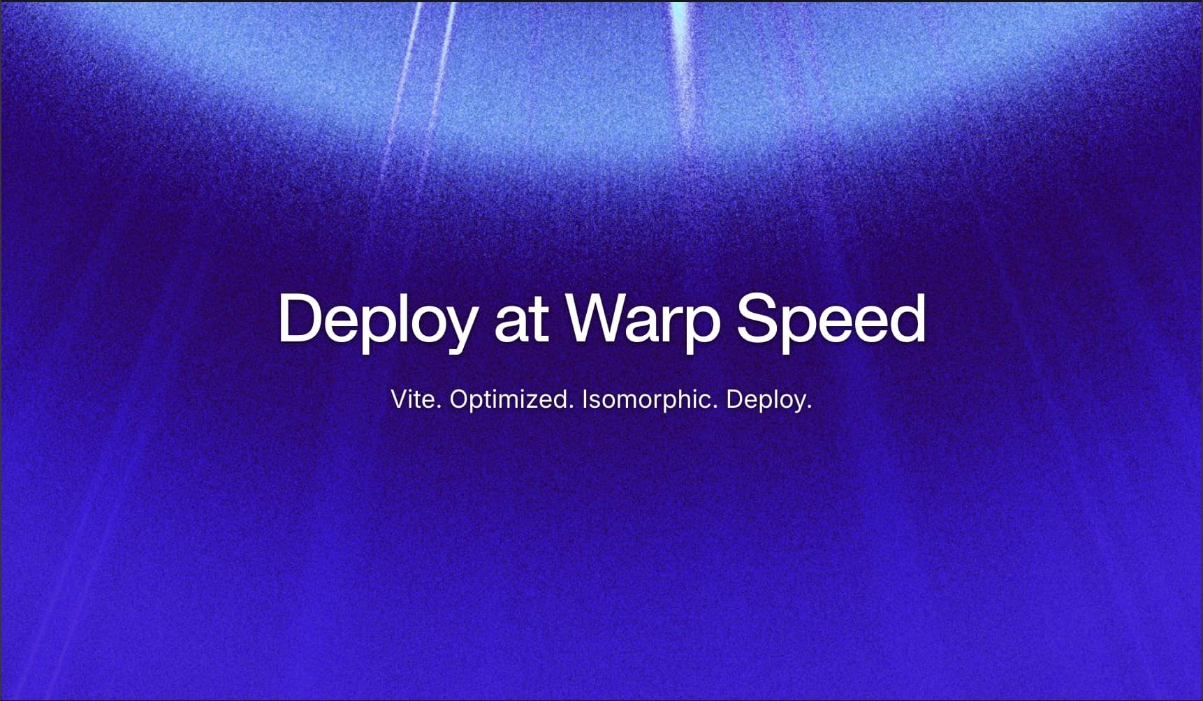 Void: One Command to Deploy a Full-Stack App