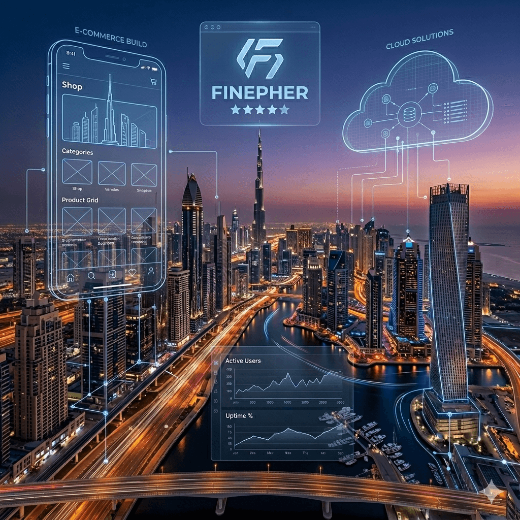 Finepher web development for Dubai and the UAE